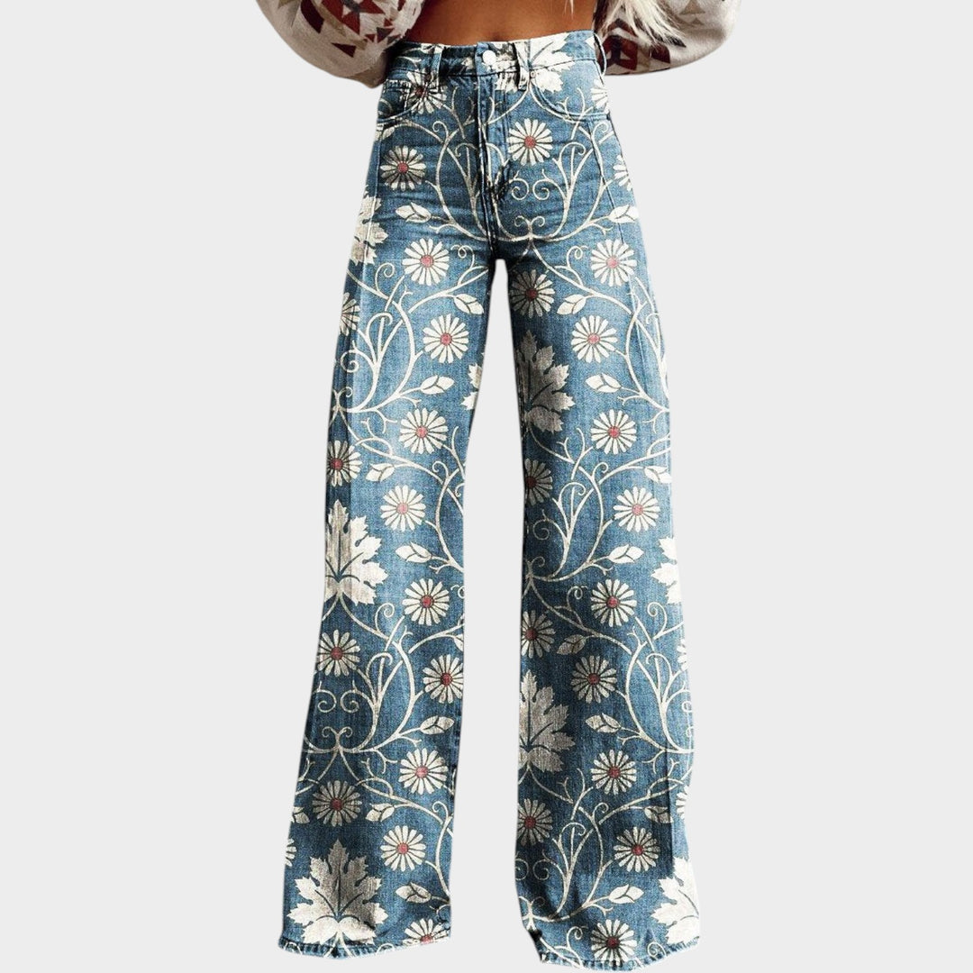 Women’s Printed Pants Boho Chic Loose Fit