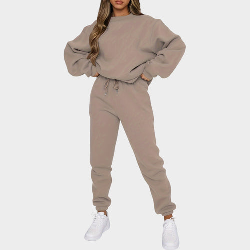 Women’s Matching Set Casual Sweatshirt Jogger Pants