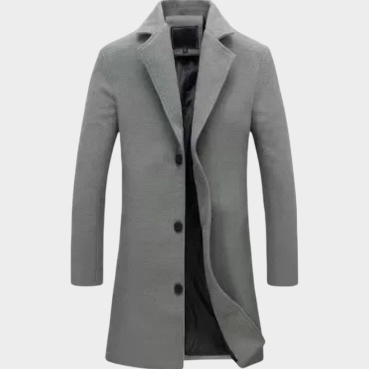 Tailored fit Button-Up | Wool Coat