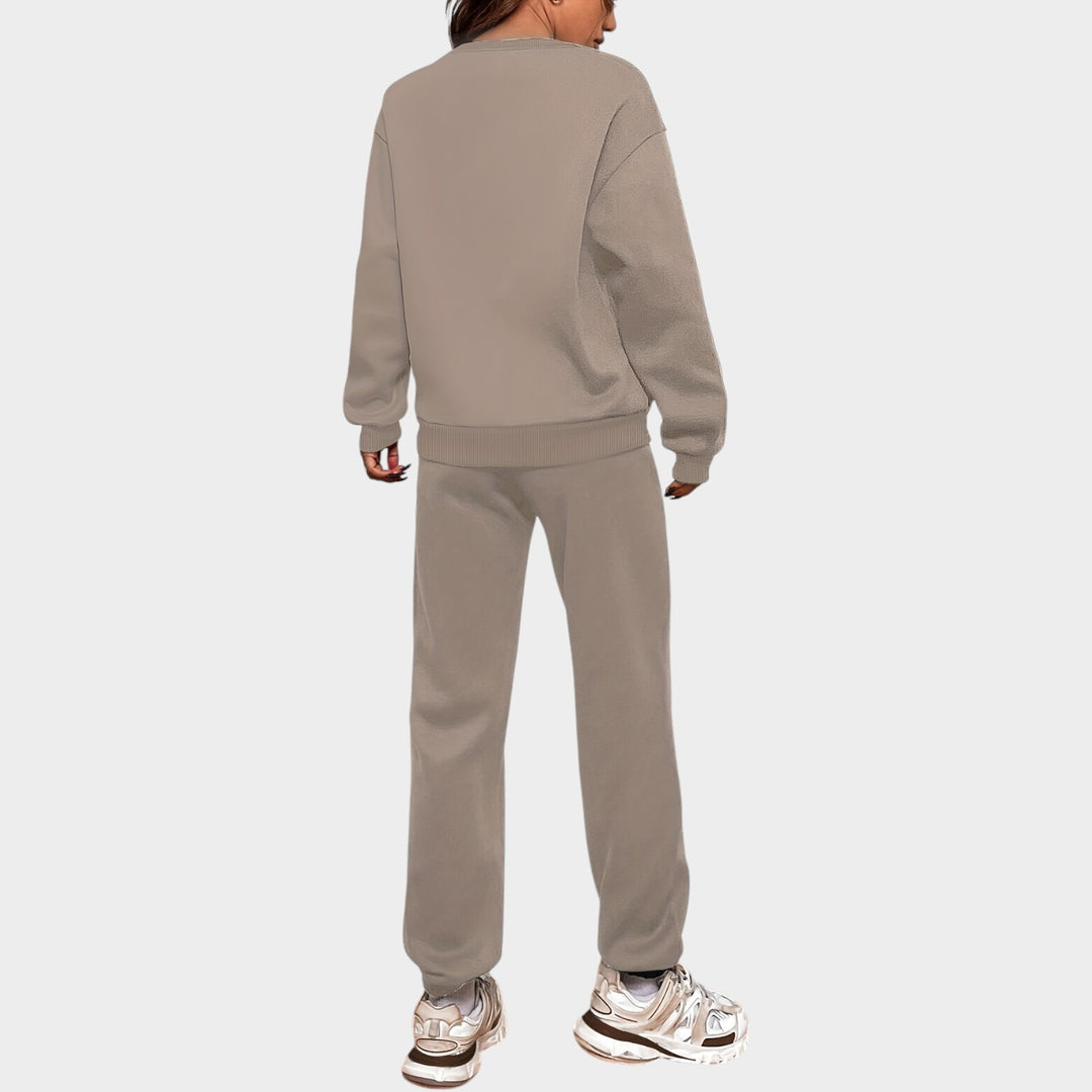 Women’s Matching Set Casual Sweatshirt Jogger Pants