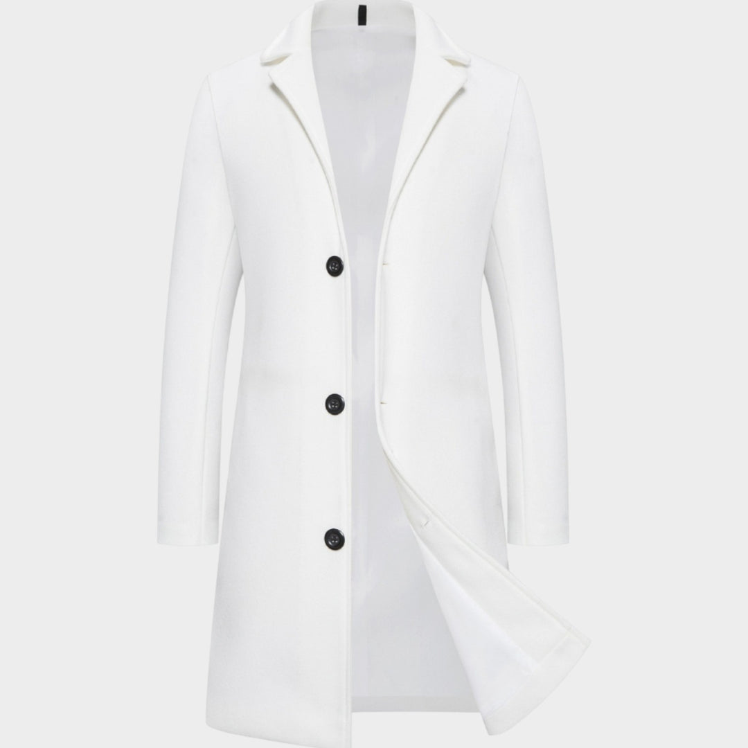 Tailored fit Button-Up | Wool Coat