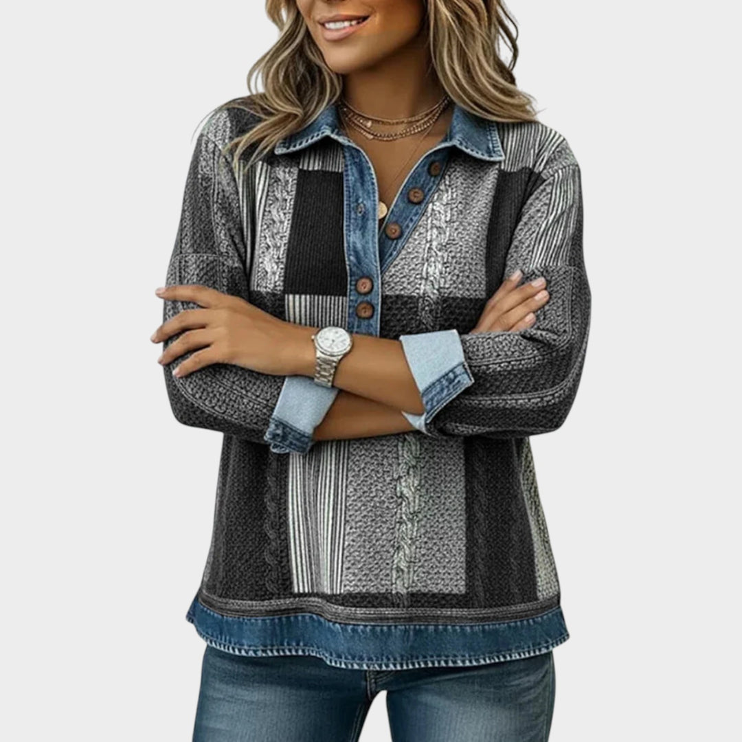 Women’s Colorblock Sweatshirt Graphic Print Pullover