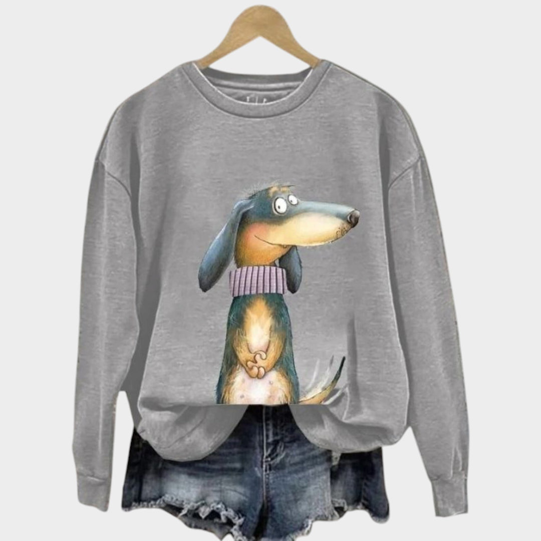 Women’s Crew Neck Sweater Long Sleeve Casual Pullover
