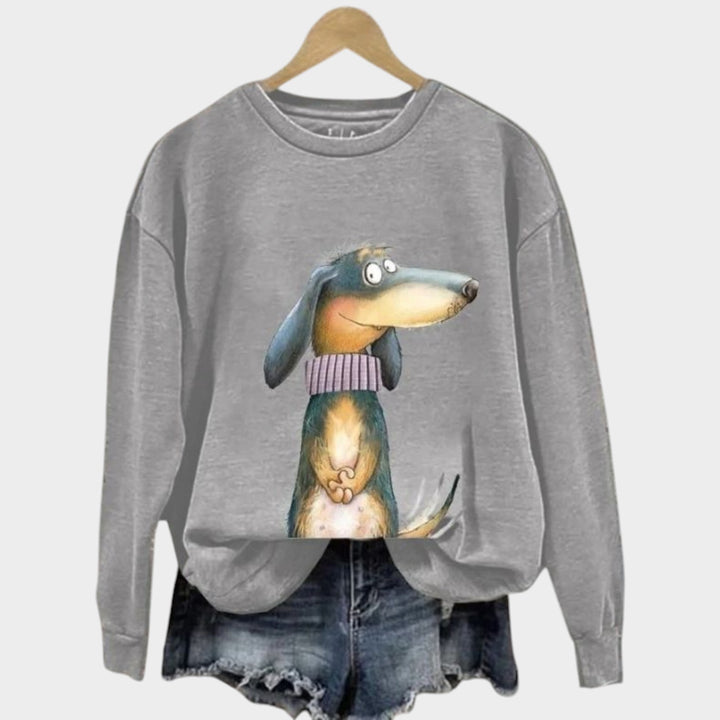 Women’s Crew Neck Sweater Long Sleeve Casual Pullover