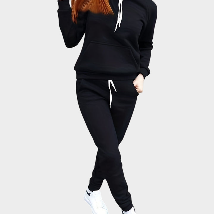 Women’s Matching Set 2 Piece Lounge Set Casual Hoodie Joggers