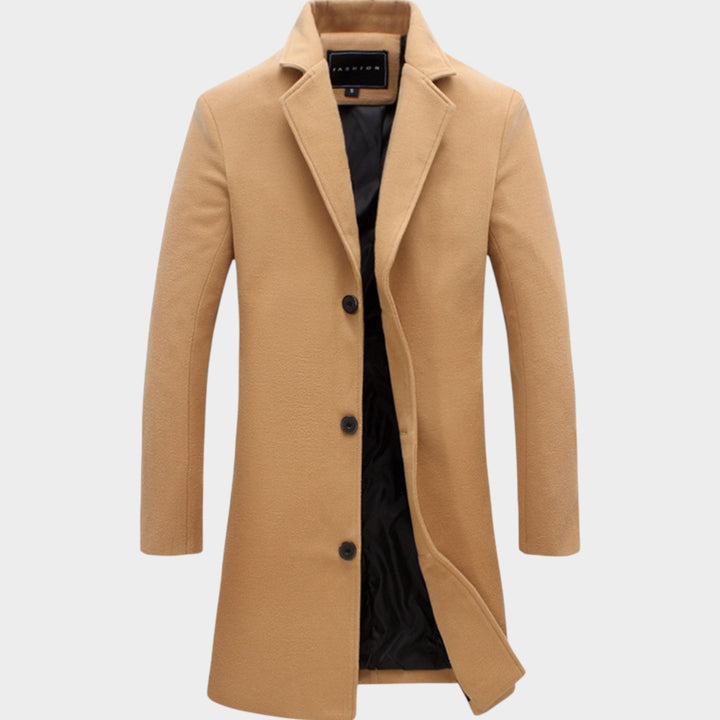 Tailored fit Button-Up | Wool Coat