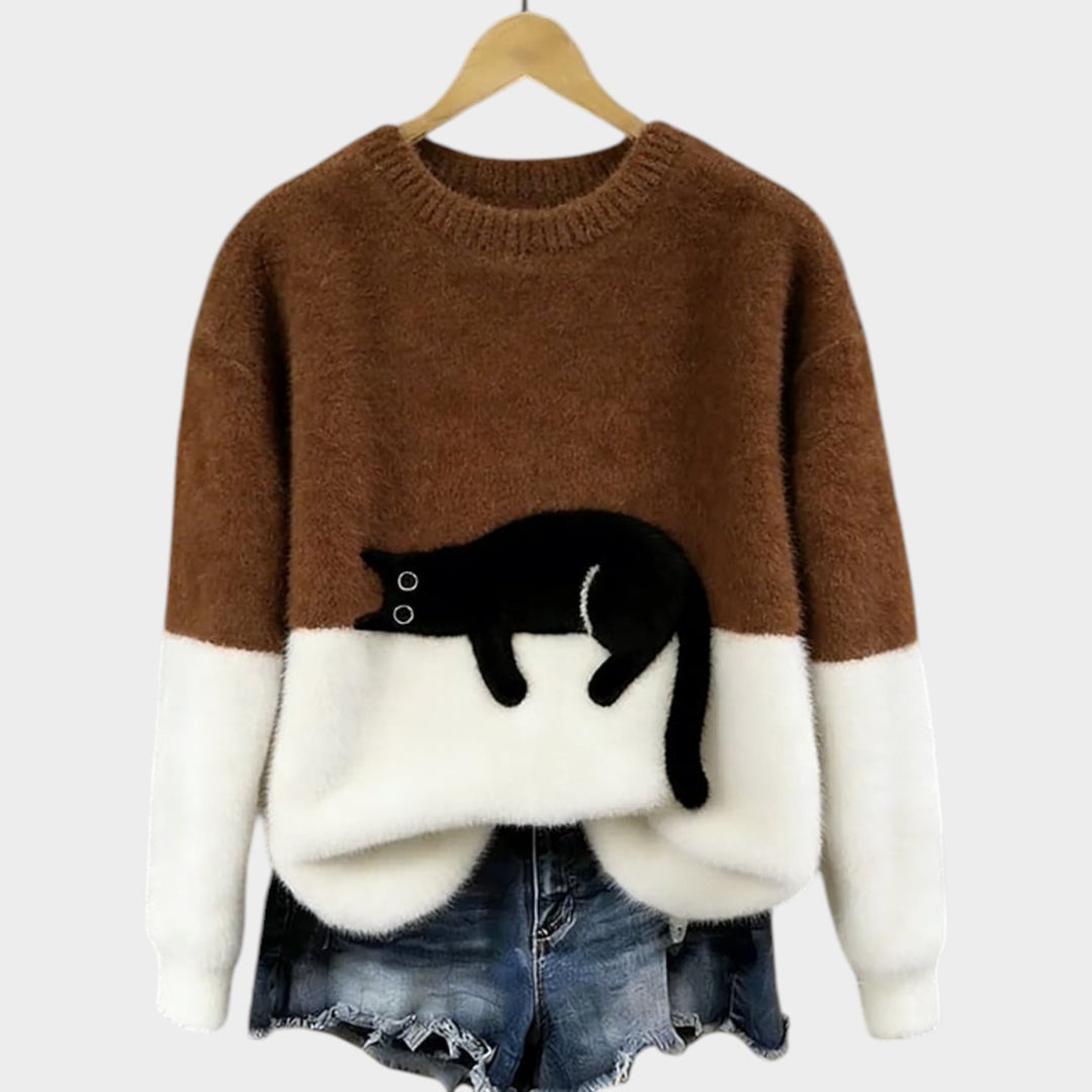 Women’s Knit Sweater Oversized Cozy Relaxed Fit