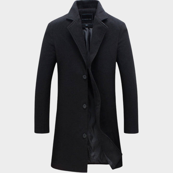 Tailored fit Button-Up | Wool Coat