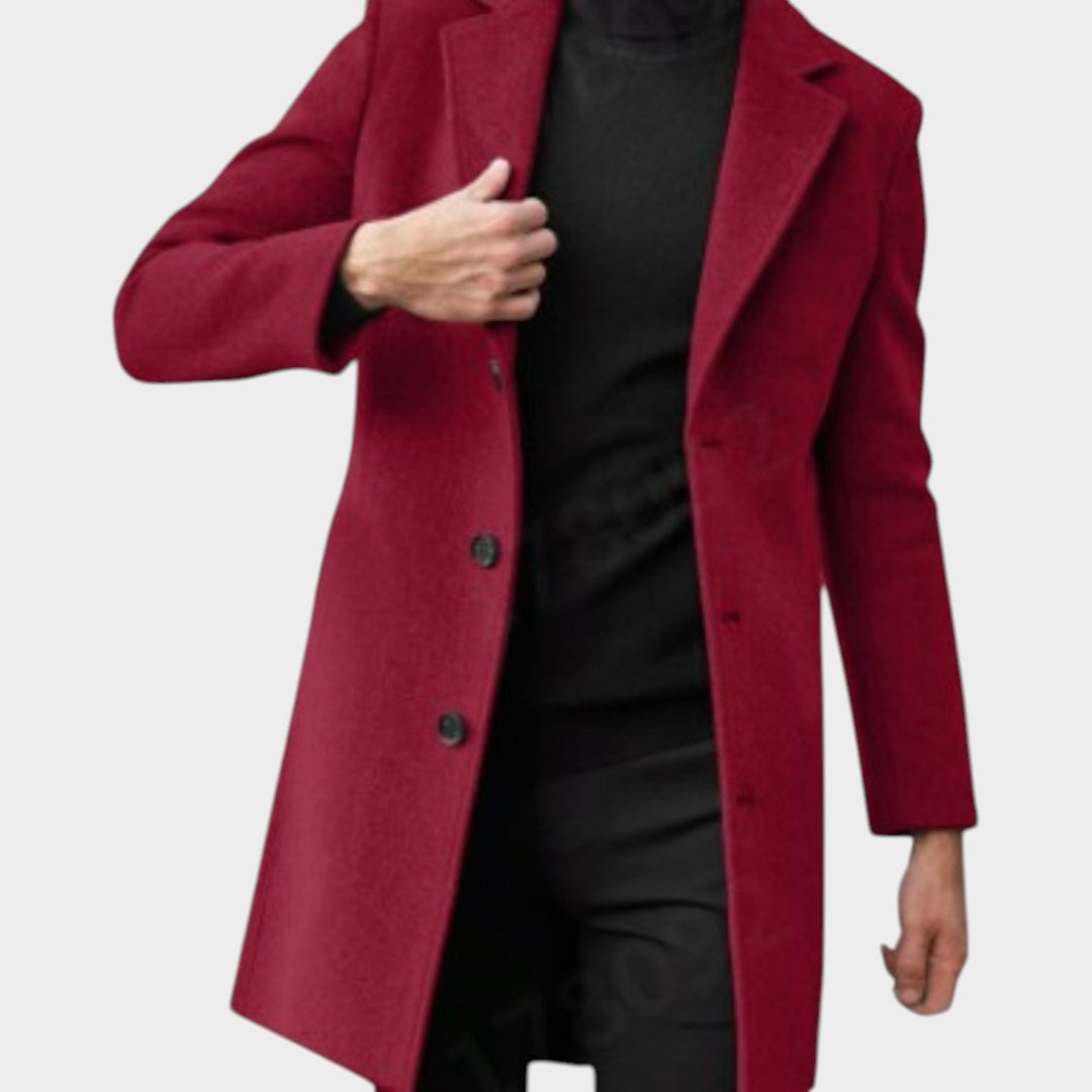 Tailored fit Button-Up | Wool Coat