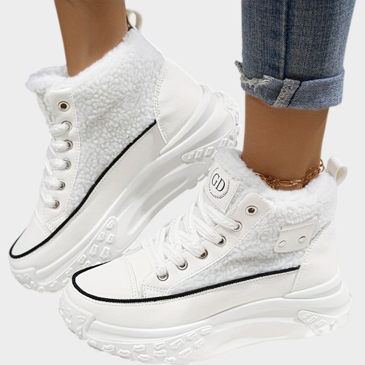 Women’s Winter Ankle Boots Warm Lined Thick Sole High Top
