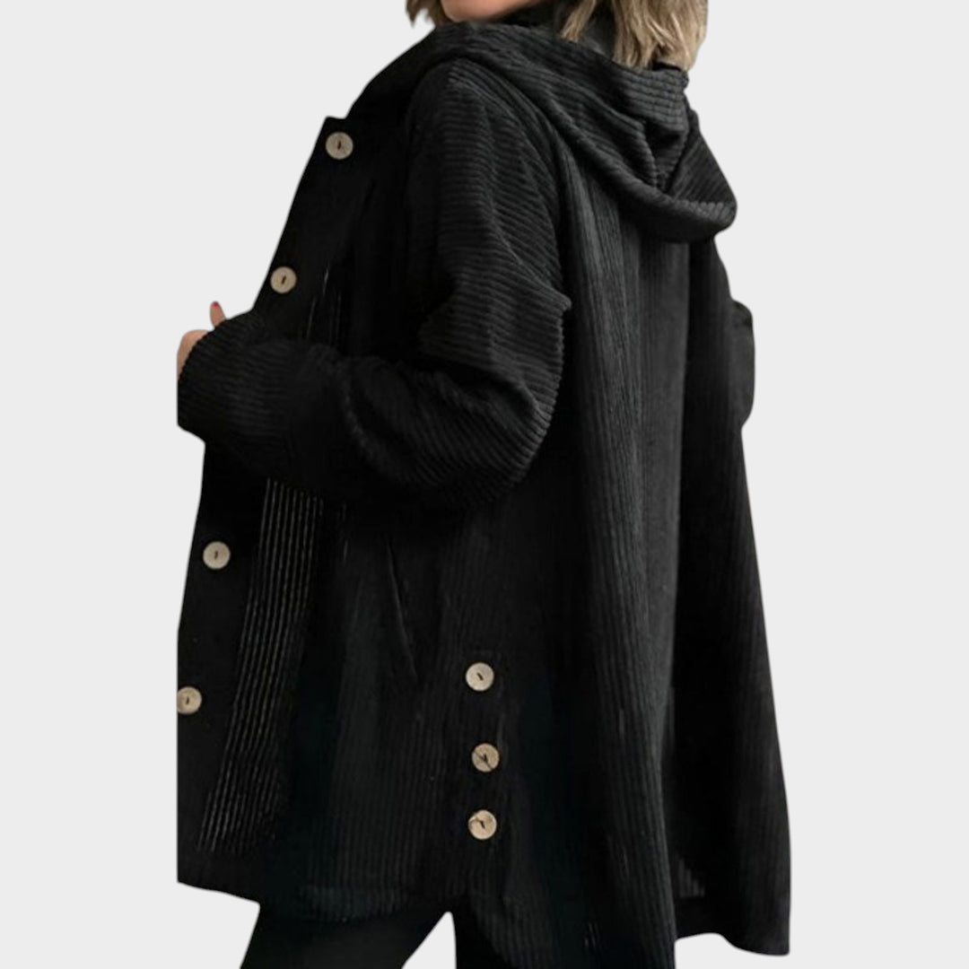 Women’s Corduroy Jacket Loose Fit Fall Outerwear
