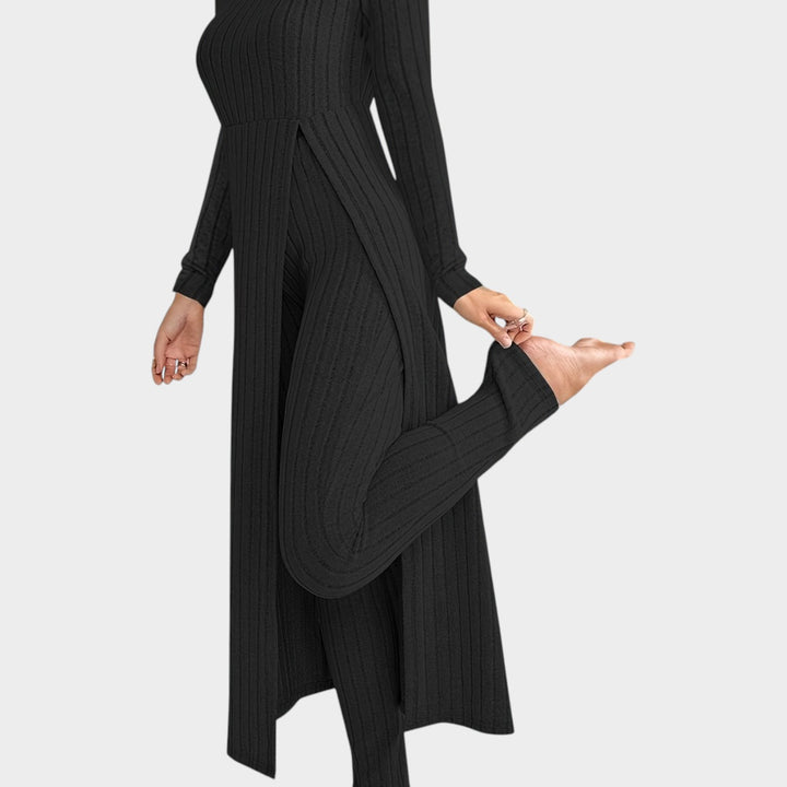 Women’s Matching Set 2 Piece Lounge Set Casual Ribbed Knit