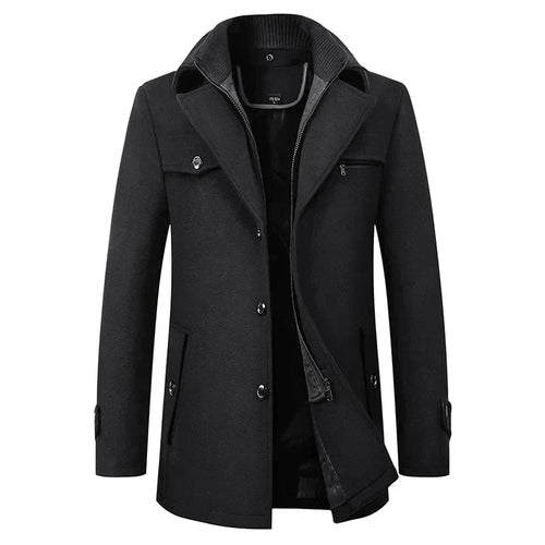 Waterproof Business Winter | Woolen Coat