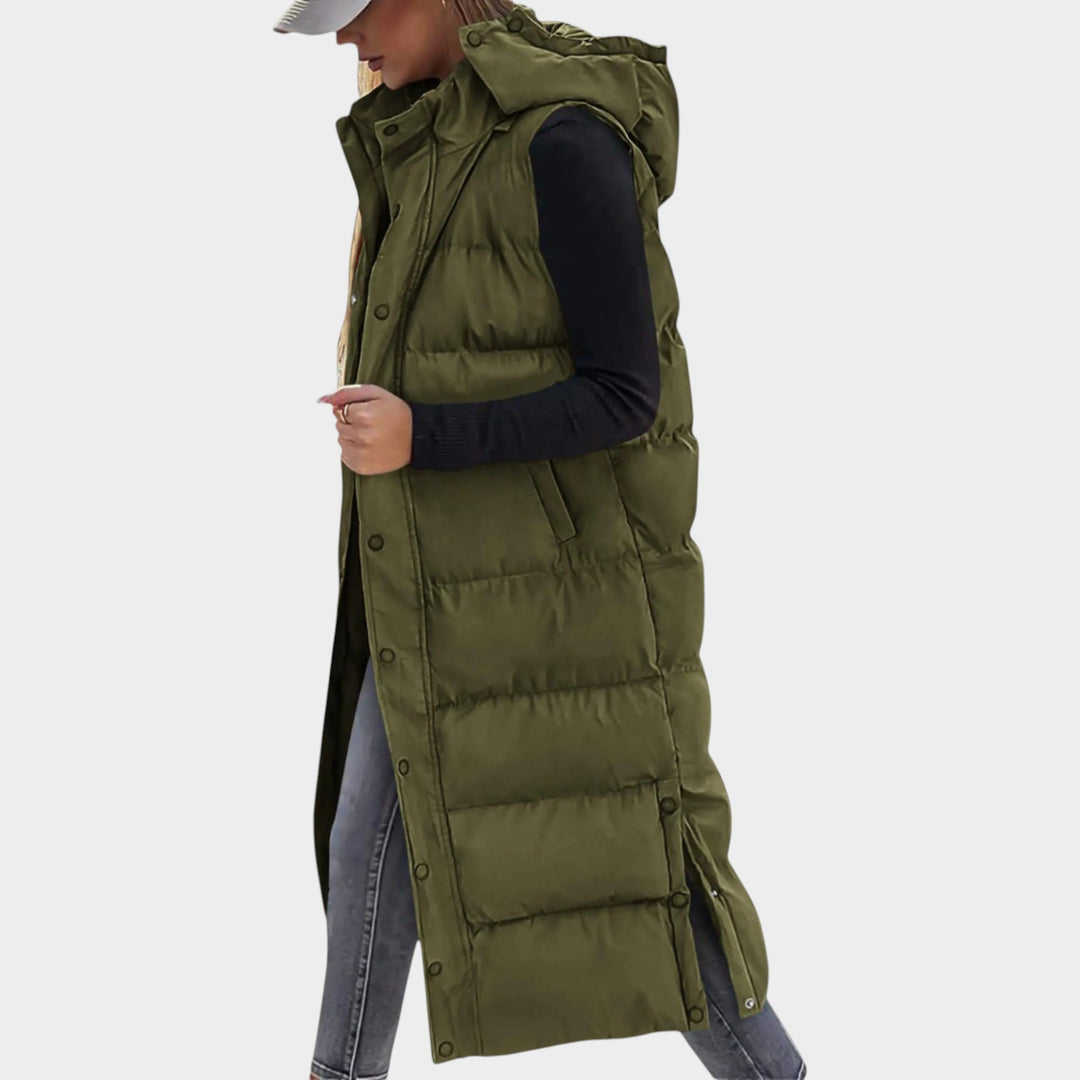 Women’s Puffer Coat Sleeveless Quilted Design
