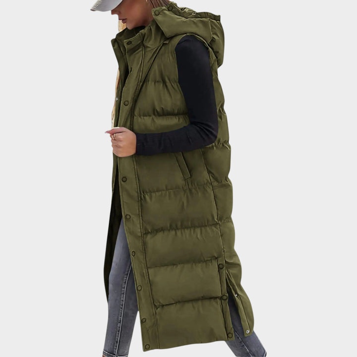 Women’s Puffer Coat Sleeveless Quilted Design