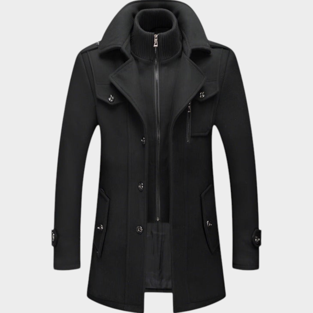 Extra Thick with High Collar  | Woolen Coat