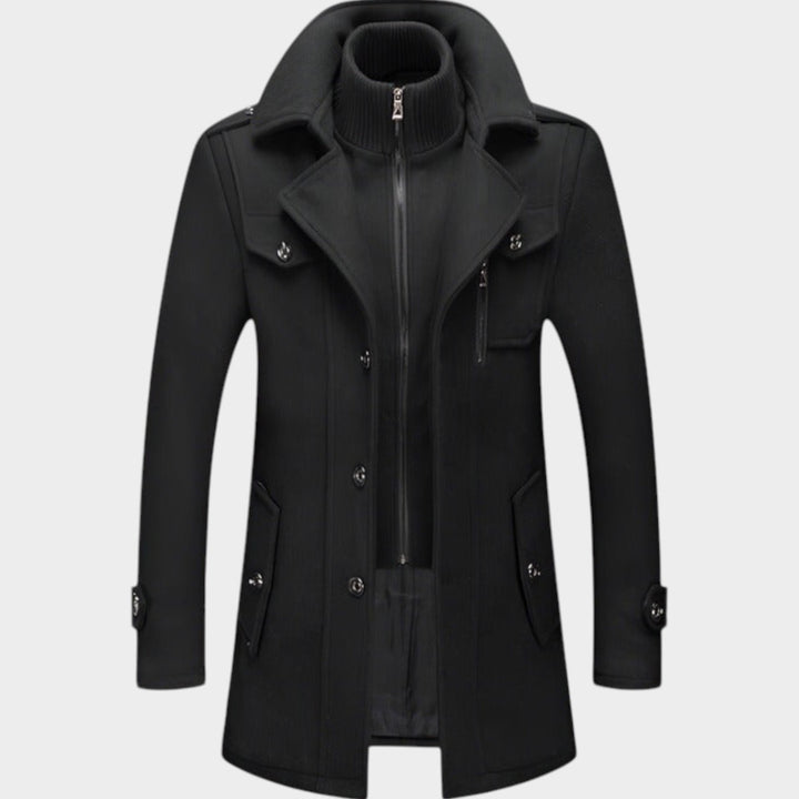 Extra Thick with High Collar  | Woolen Coat