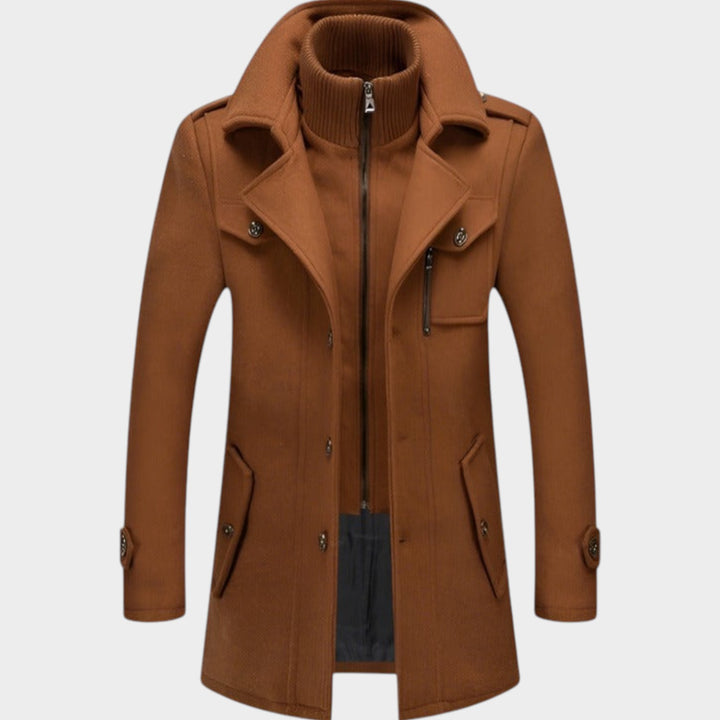 Extra Thick with High Collar  | Woolen Coat