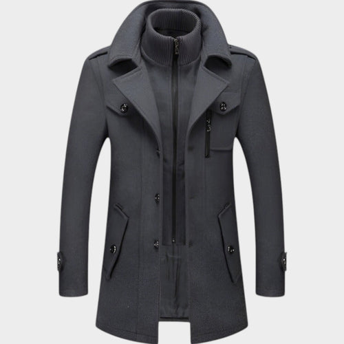Extra Thick with High Collar  | Woolen Coat