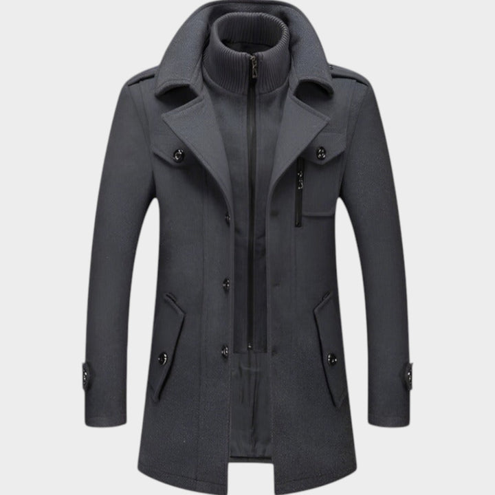 Extra Thick with High Collar  | Woolen Coat