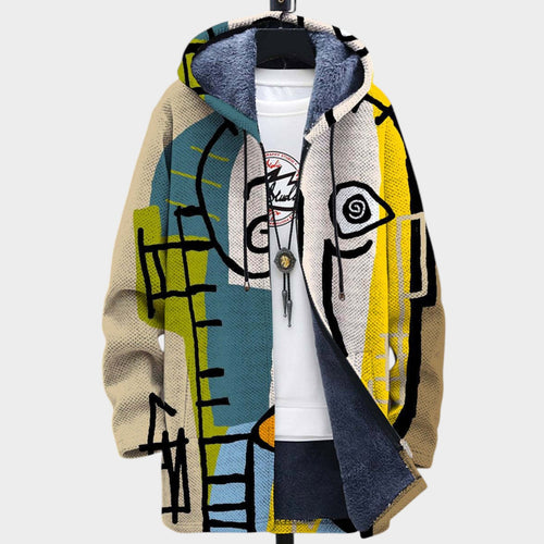 Relaxed Fit Art-Inspired | Cardigan