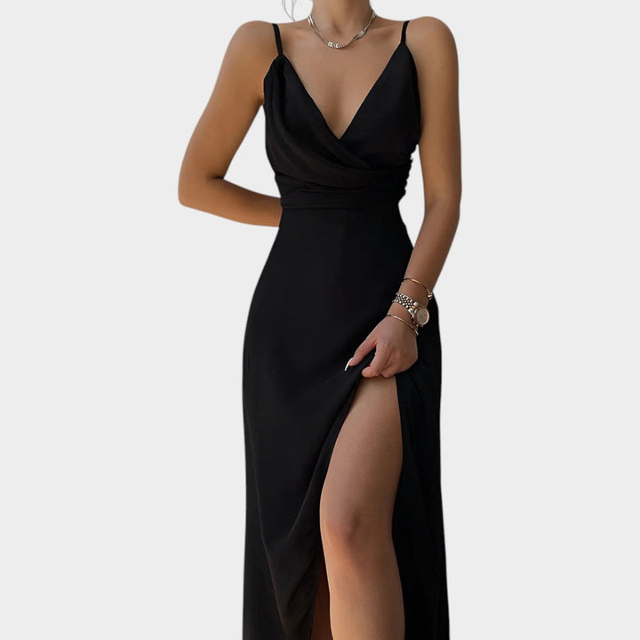 Formal High Split Maxi Dress