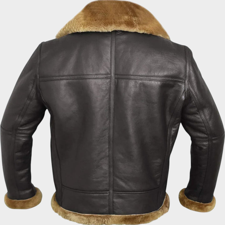 Ginger Genuine | Shearling Bomber Jacket