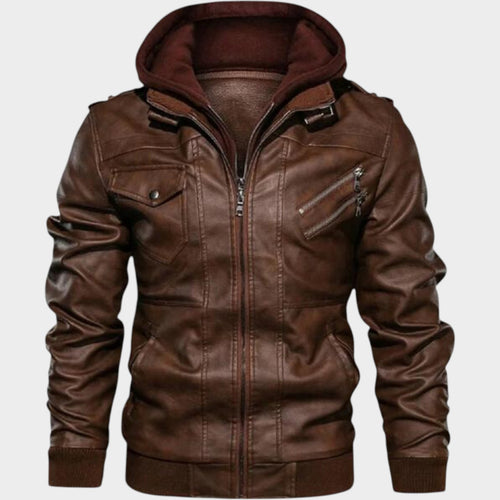 Men's Casual Motorcycle | Leather Jacket
