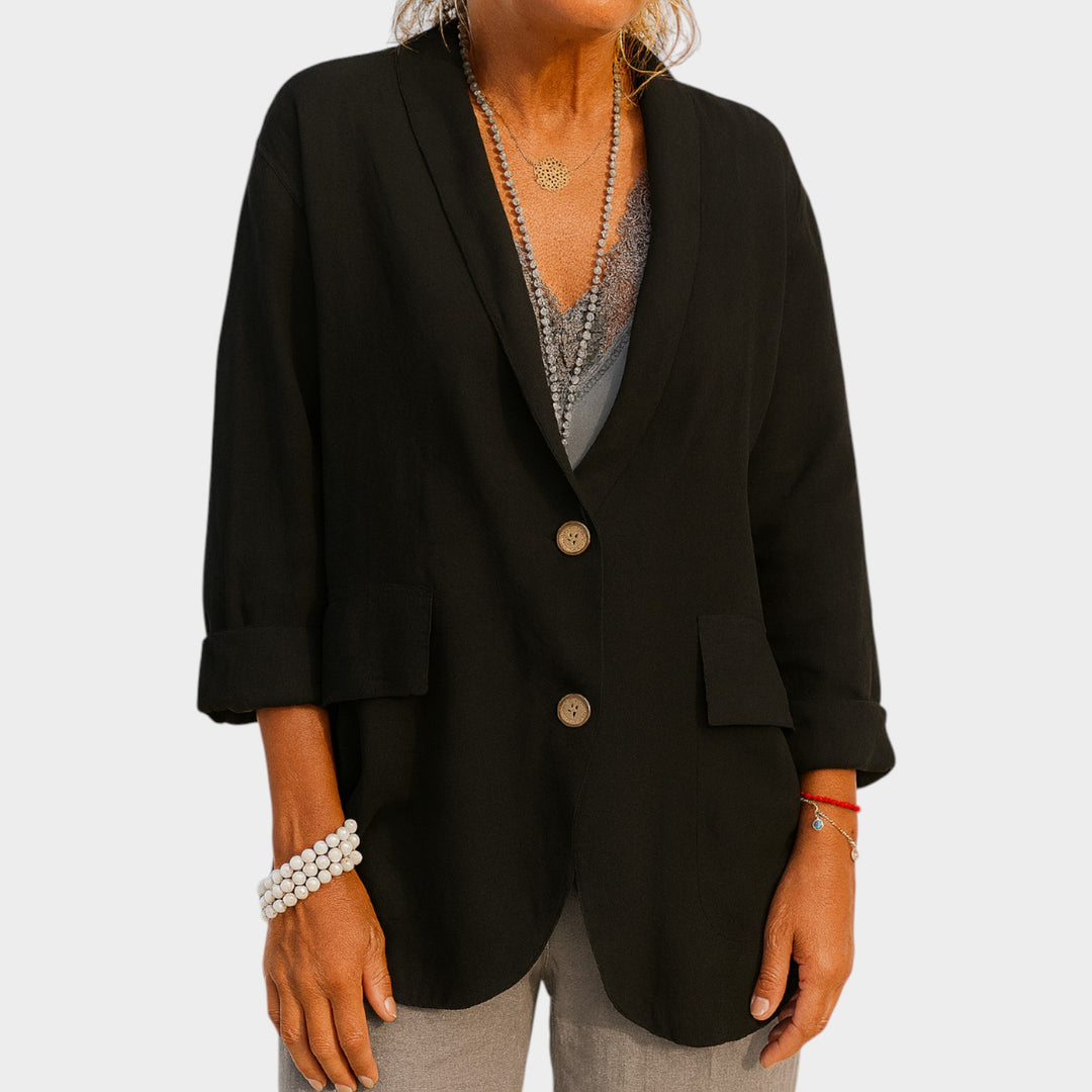 Women’s Linen Blazer | Lightweight Tailored Jacket for Business, Casual &amp; Smart Wear