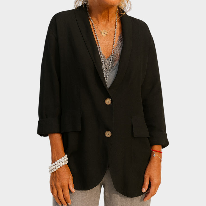 Women’s Linen Blazer | Lightweight Tailored Jacket for Business, Casual &amp; Smart Wear
