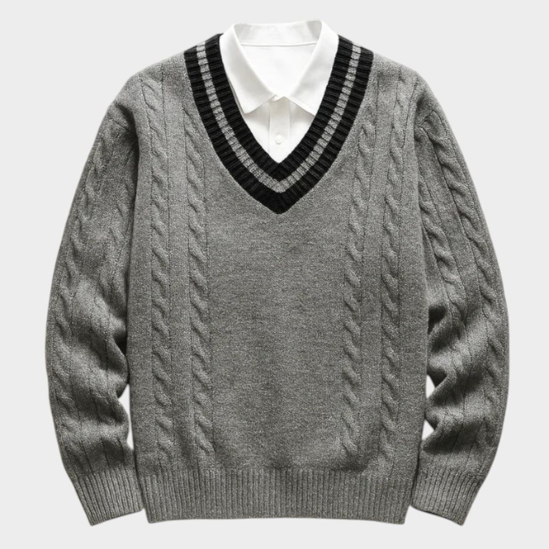 Wool V-Neck Sweater