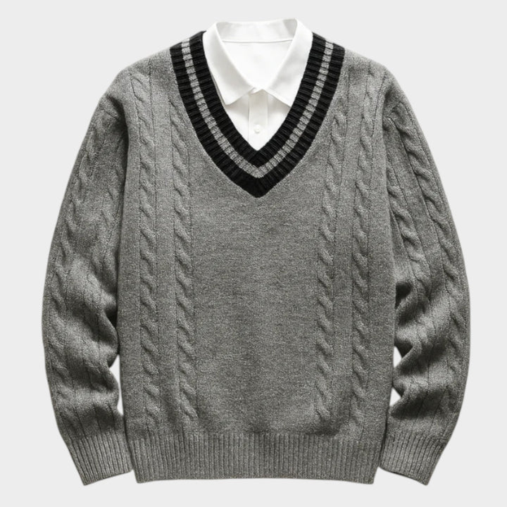 Wool V-Neck Sweater
