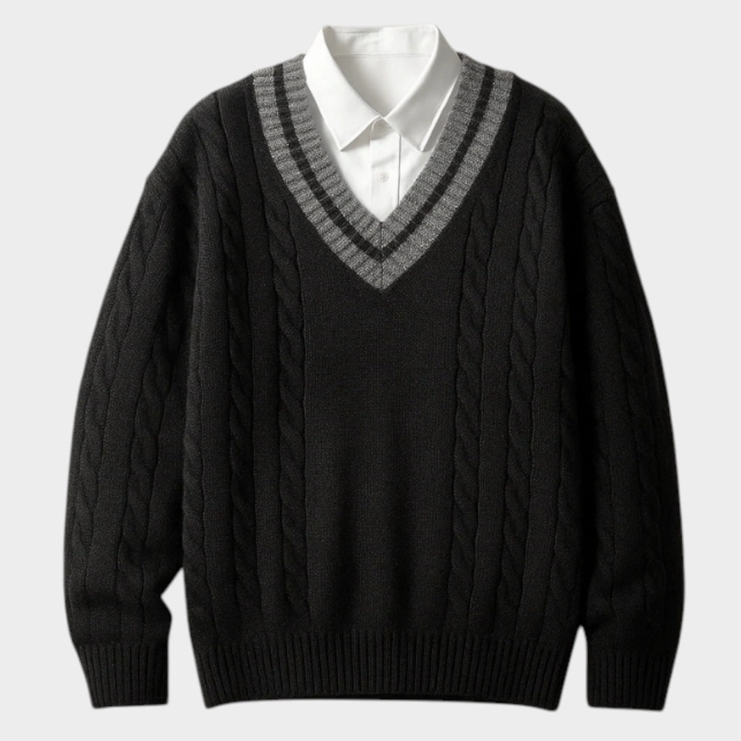 Wool V-Neck Sweater