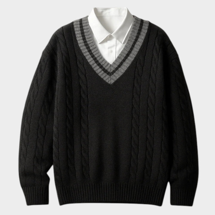 Wool V-Neck Sweater