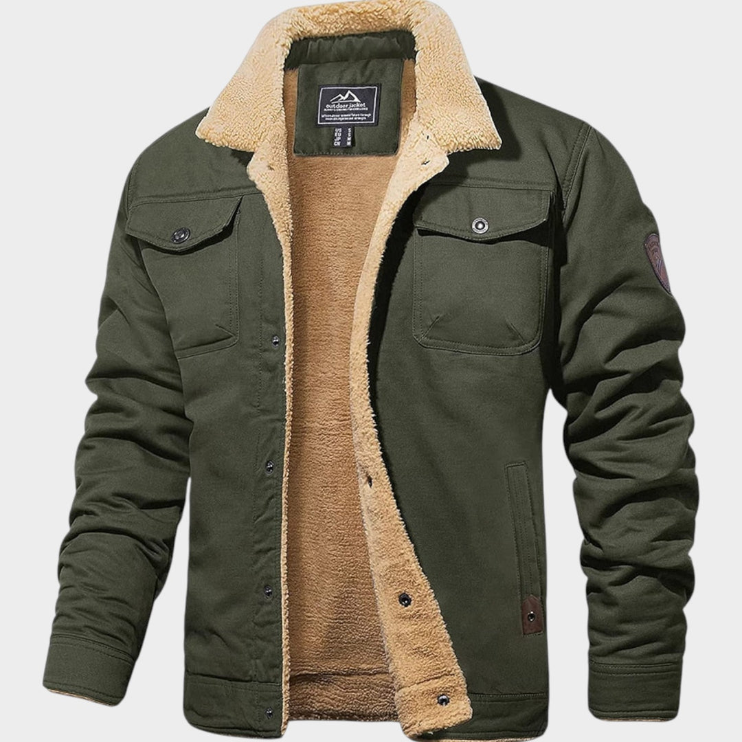 Sherpa-Lined | Classic Utility Style Design Bomber Jacket