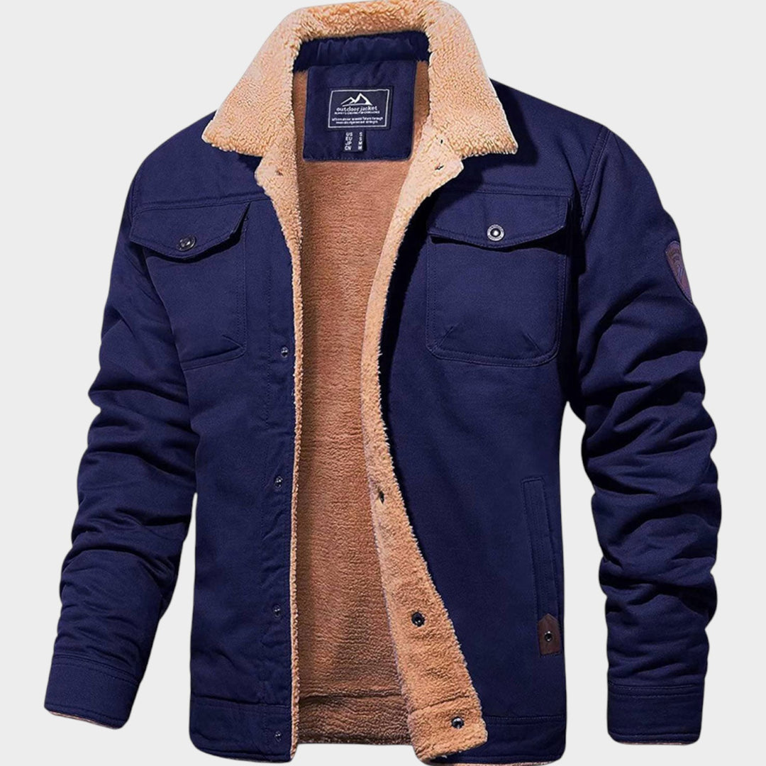 Sherpa-Lined | Classic Utility Style Design Bomber Jacket