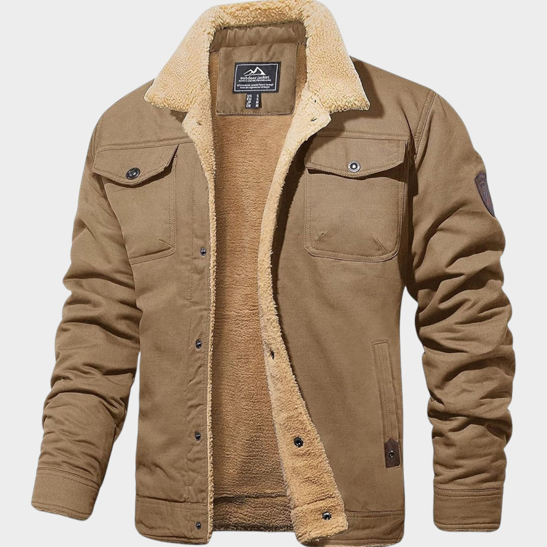 Sherpa-Lined | Classic Utility Style Design Bomber Jacket