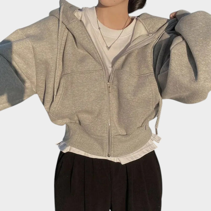 Women’s Zip-Up Hoodie Oversized Fit