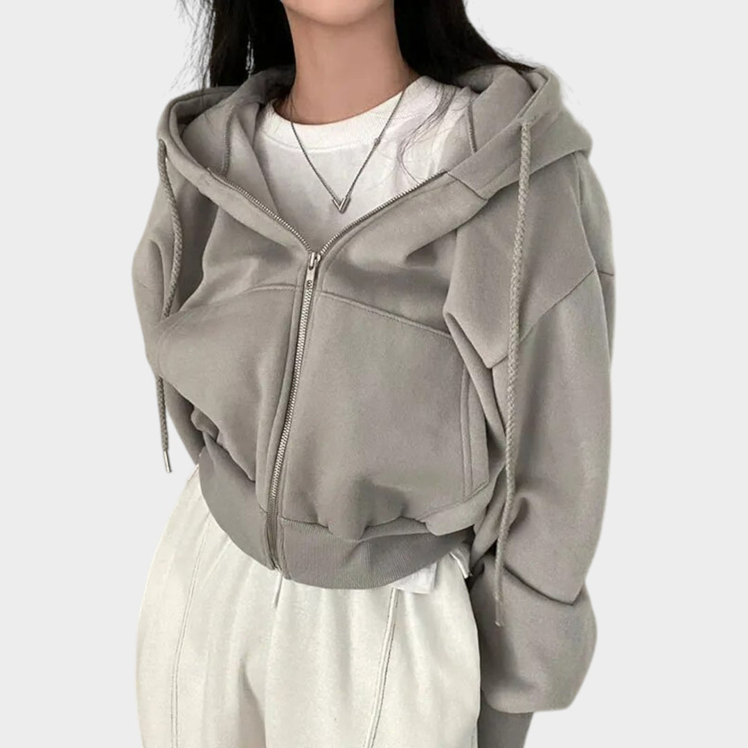 Women’s Zip-Up Hoodie Oversized Fit
