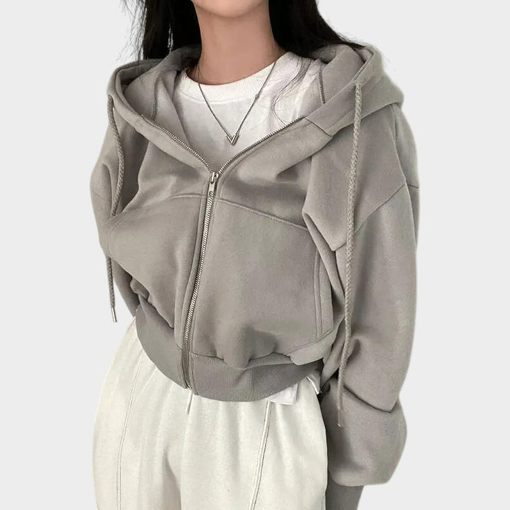 Women’s Zip-Up Hoodie Oversized Fit
