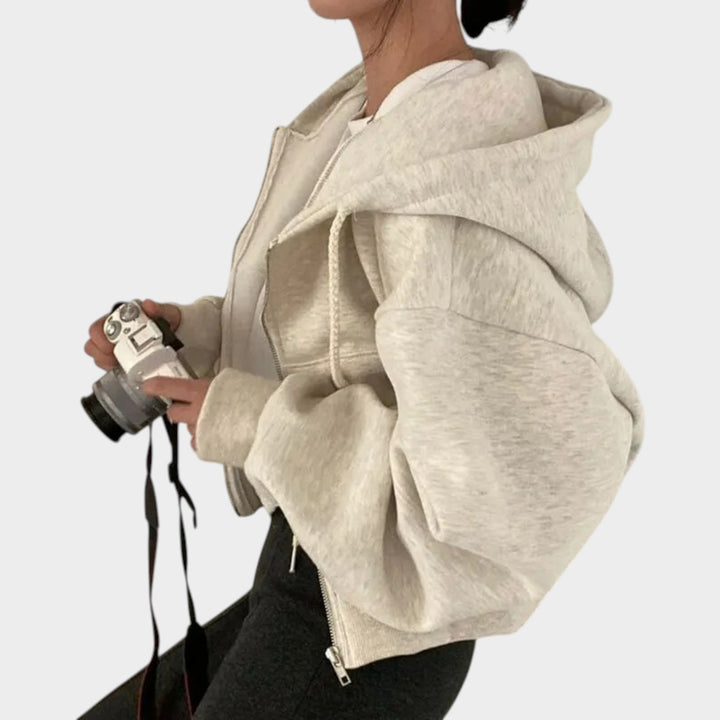 Women’s Zip-Up Hoodie Oversized Fit