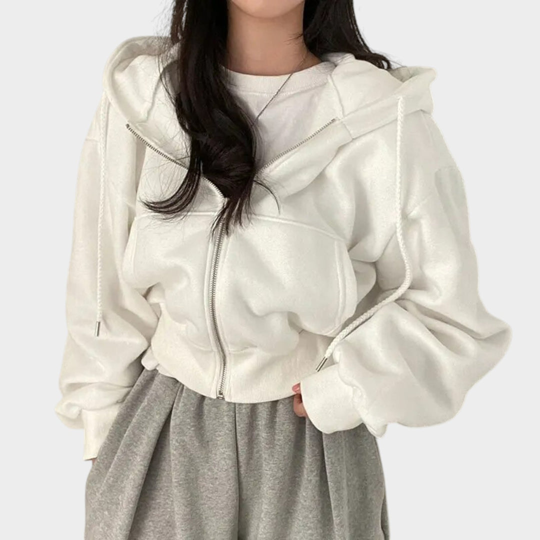 Women’s Zip-Up Hoodie Oversized Fit