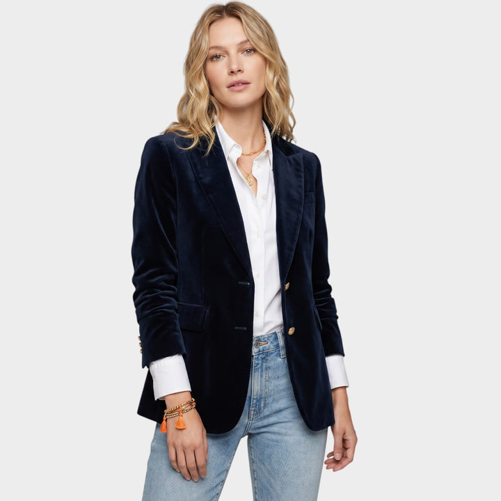 Women’s Blazer Business Tailored Fit Button Front