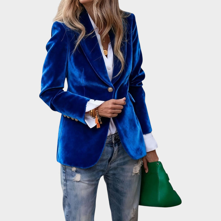 Women’s Blazer Business Tailored Fit Single Button