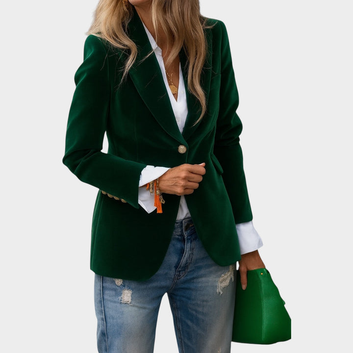 Women’s Blazer Business Tailored Fit Single Button