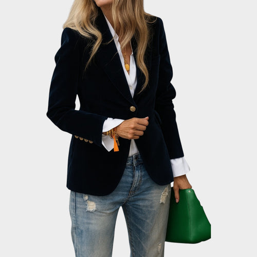 Women’s Blazer Business Tailored Fit Single Button