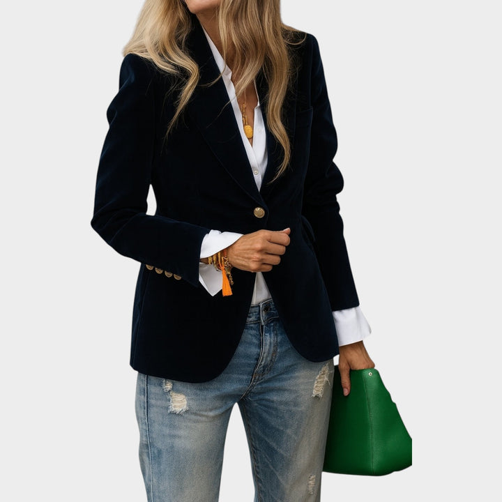 Women’s Blazer Business Tailored Fit Single Button