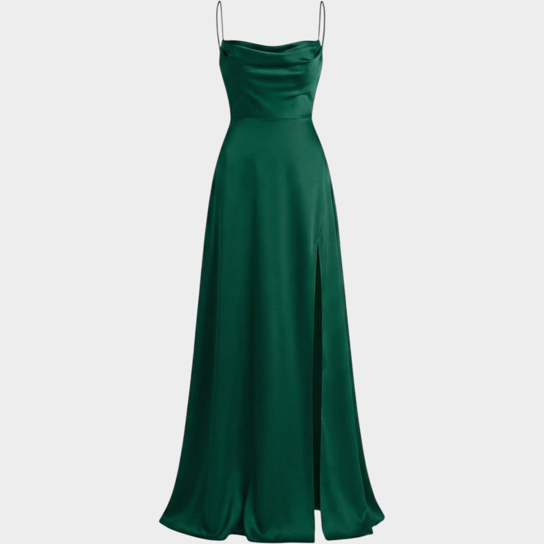 Formal Spaghetti Strap Maxi Dress