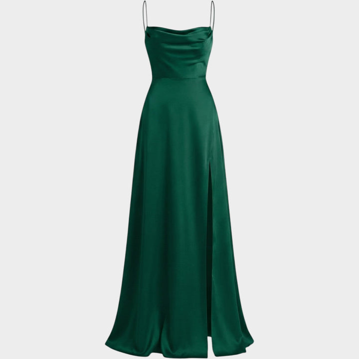 Formal Spaghetti Strap Maxi Dress