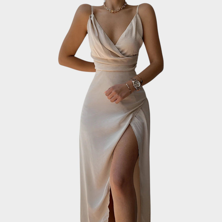 Formal High Split Maxi Dress